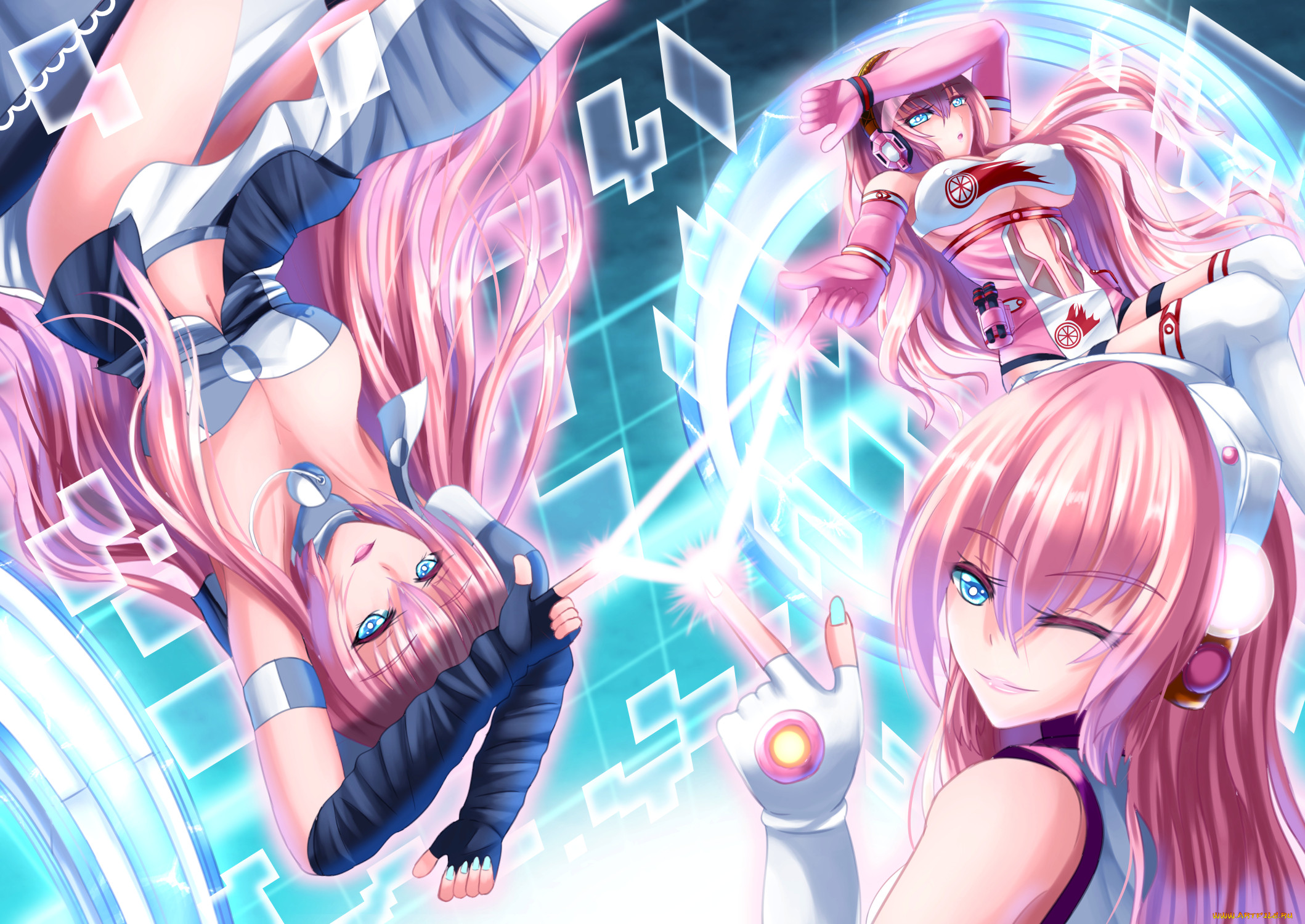 , vocaloid, megurine, luka, fuyuki, jun